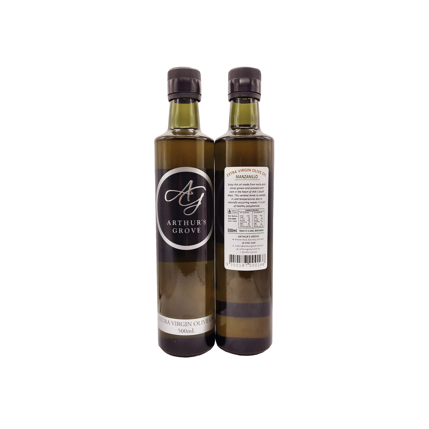 EXTRA VIRGIN OLIVE OIL MANZANILLO ARTHURS GROVE