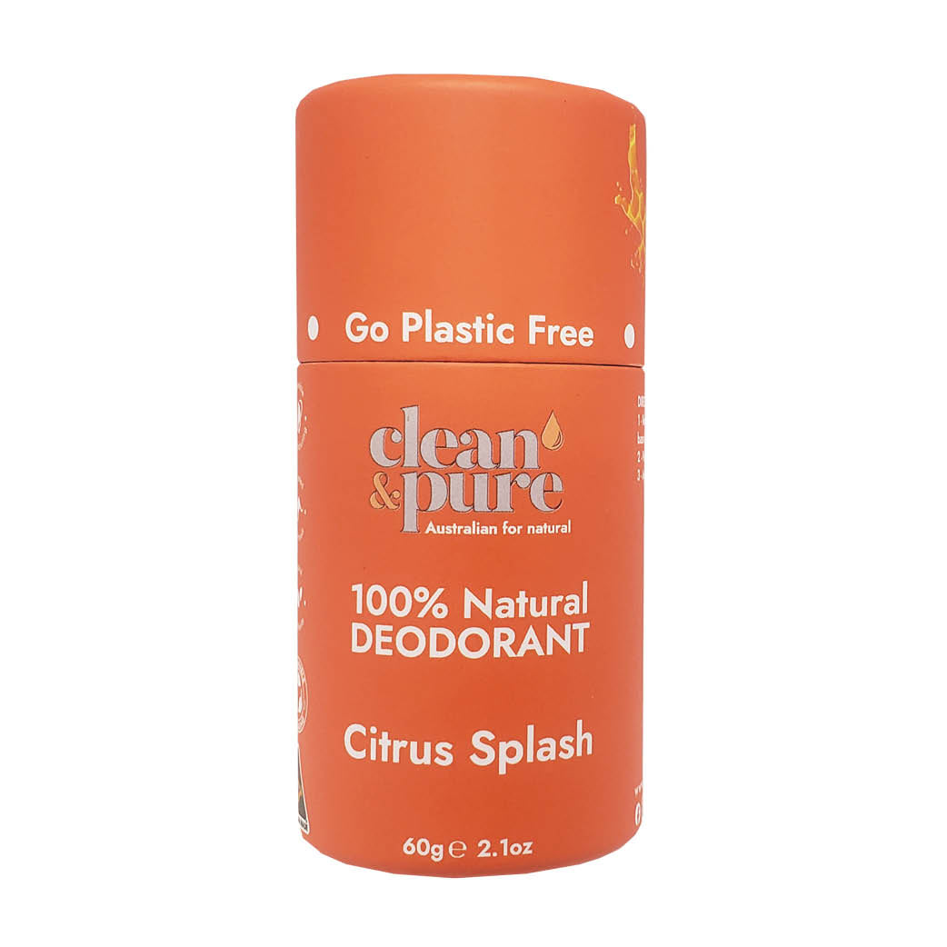 CITRUS SPLASH NATURAL DEODORANT GO PLASTIC FREE
