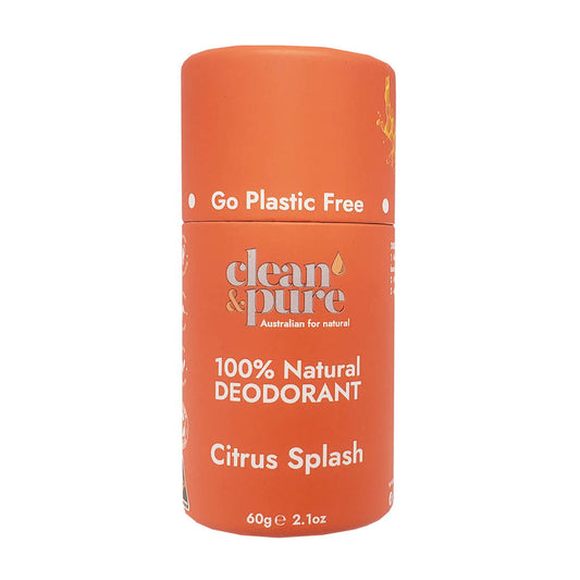 CITRUS SPLASH NATURAL DEODORANT GO PLASTIC FREE