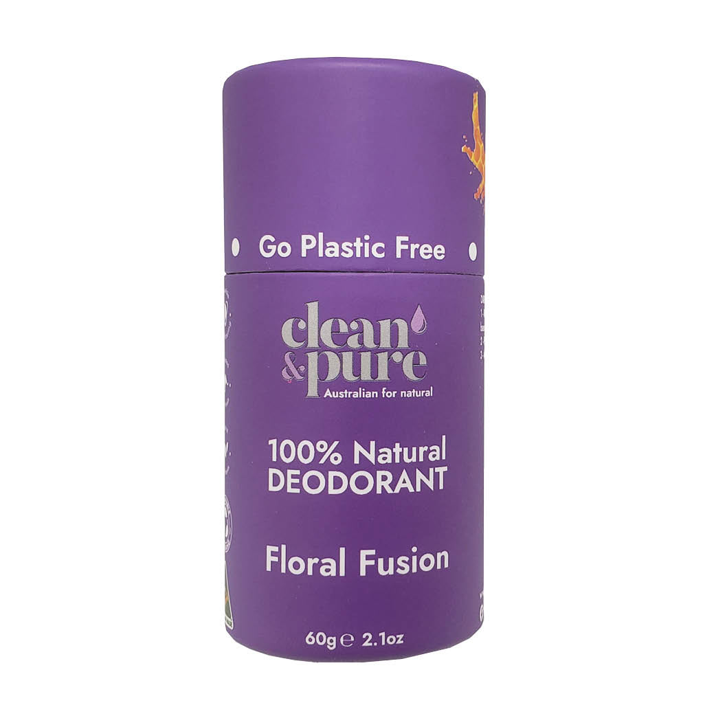 FLORAL FUSION NATURAL DEODORANT GO PLASTIC FREE
