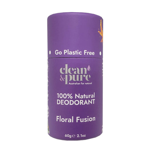 FLORAL FUSION NATURAL DEODORANT GO PLASTIC FREE