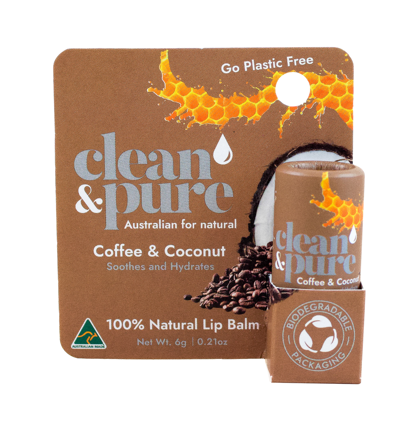 COFFEE & COCONUT LIP BALM GO PLASTIC FREE