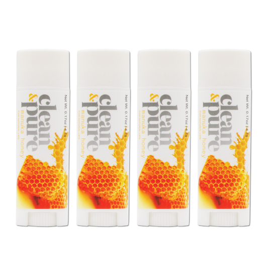 MANUKA HONEY LIP BALM BEEKEEPERS FAVOURITE 4 PACK