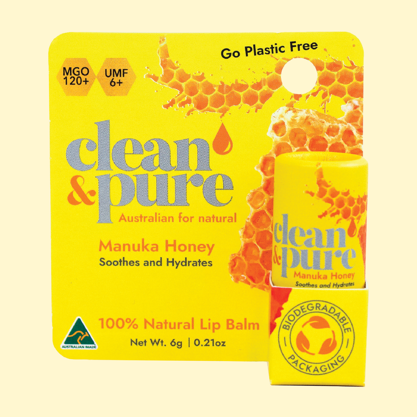 MANUKA HONEY LIP BALM GO PLASTIC FREE
