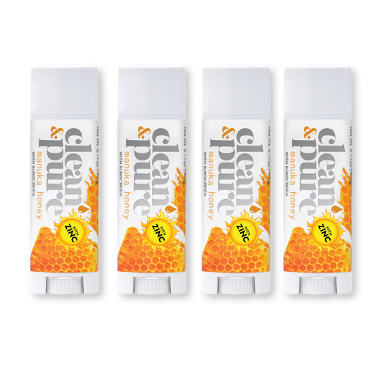 MANUKA HONEY LIP BALM BEE SAFE SPF15 4 PACK