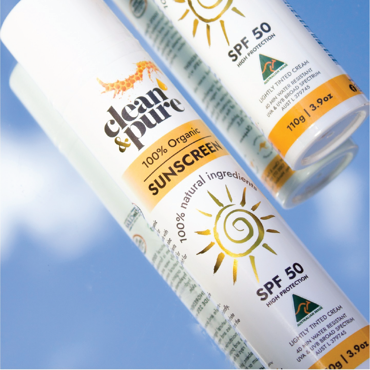 SUNSCREEN ORGANIC VEGAN SPF 50