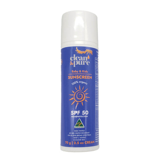 BABY & KIDS SUNSCREEN ORGANIC VEGAN SPF 50