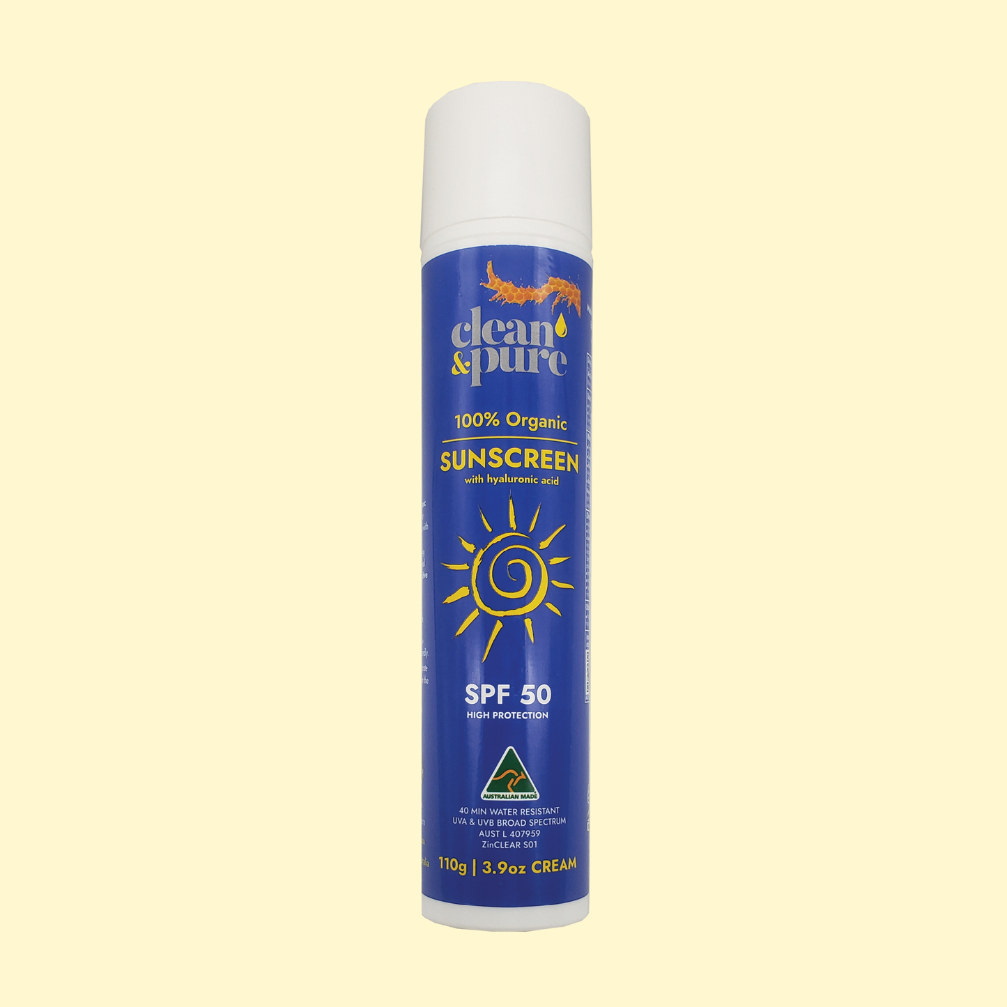 SUNSCREEN ORGANIC VEGAN SPF 50