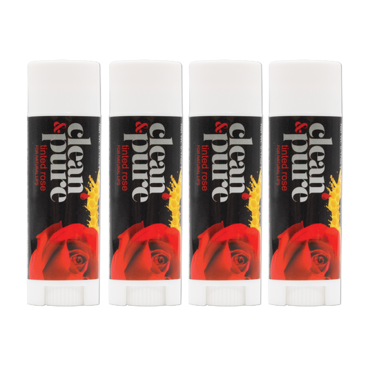 TINTED ROSE LIP BALM BEE MINE 4 PACK