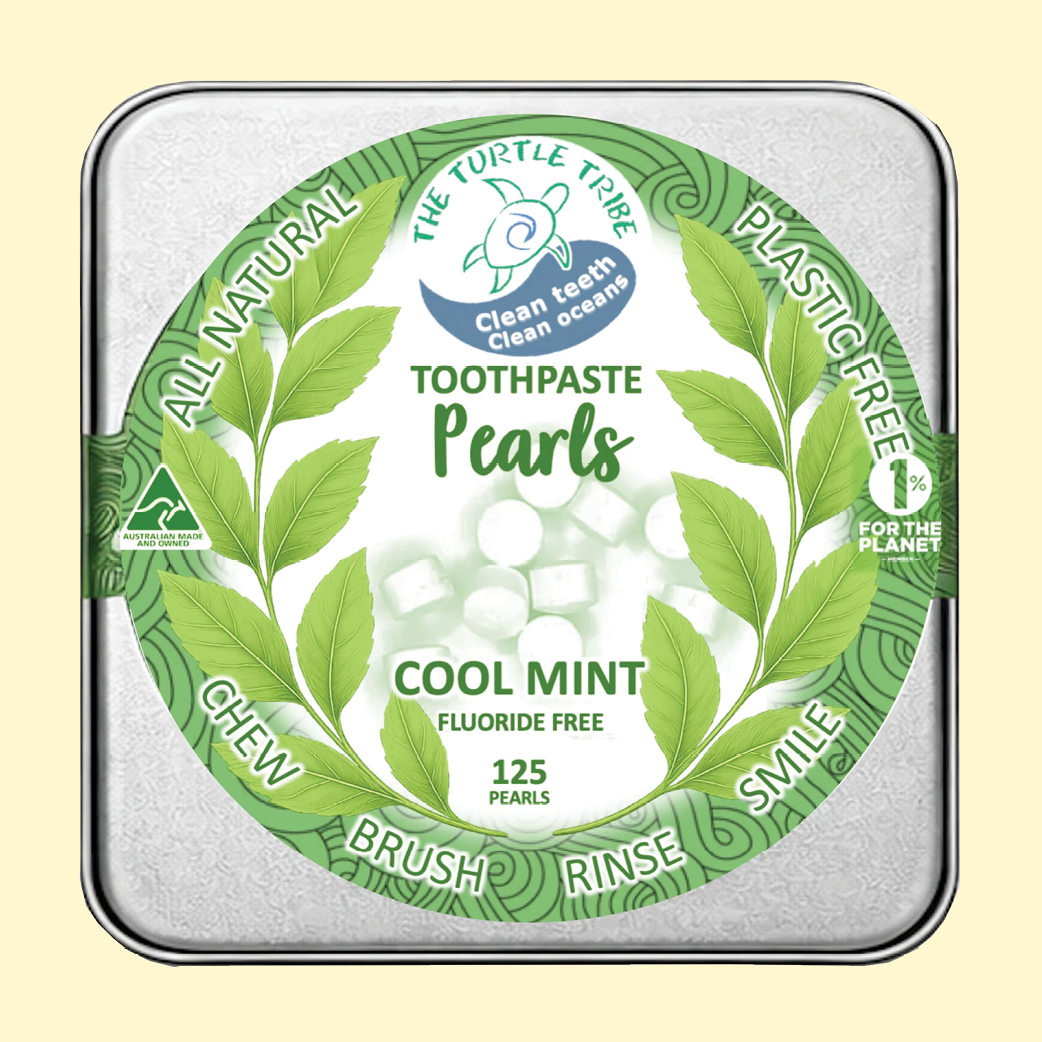 Turtle Tribe Toothpaste Tablets, Fluoride-Free