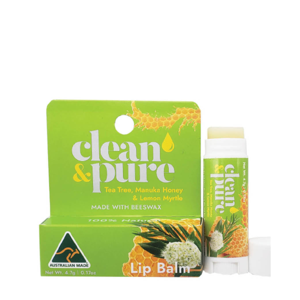 TEA TREE, MANUKA HONEY & LEMON MYRTLE LIP BALM
