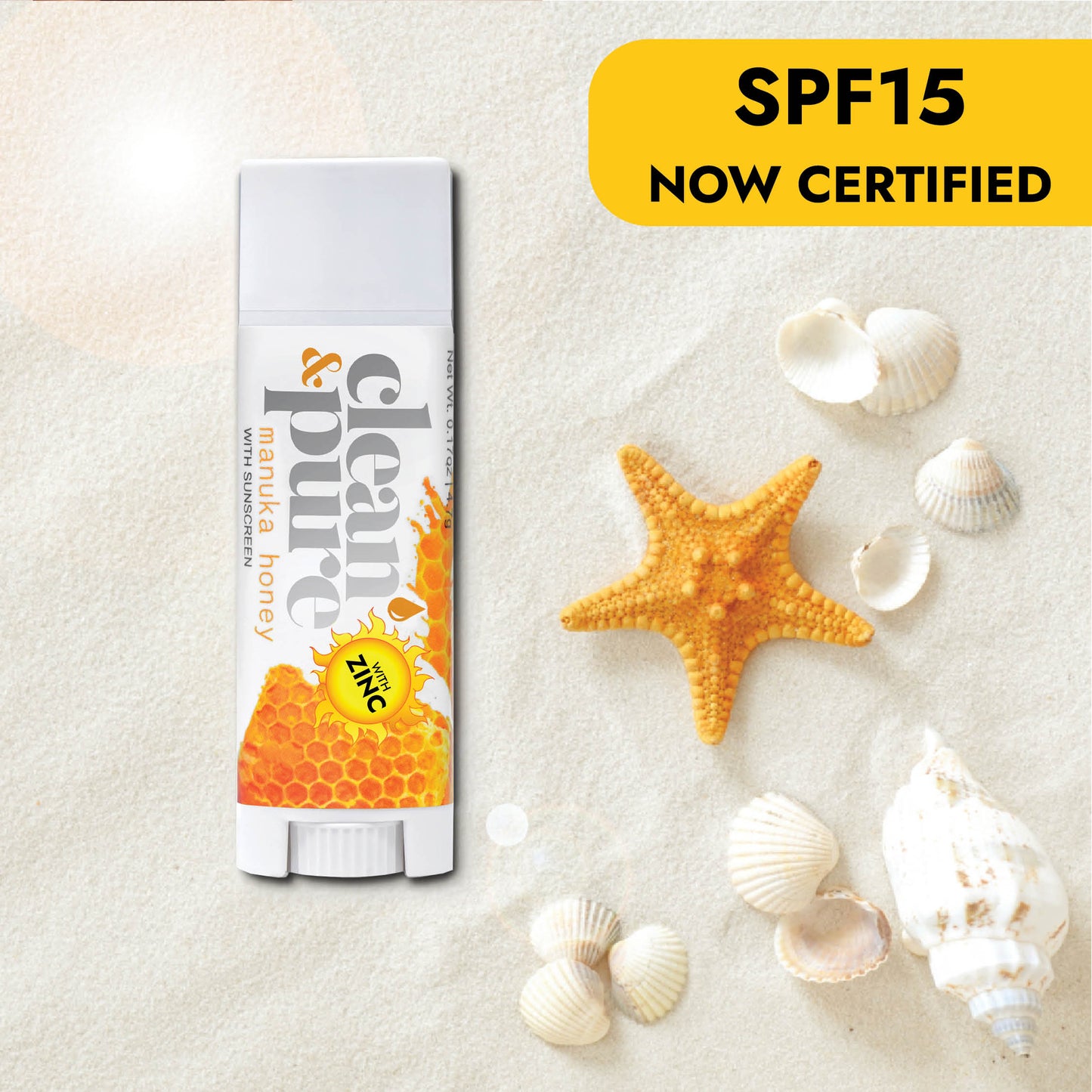 MANUKA HONEY LIP BALM BEE SAFE SPF15 4 PACK