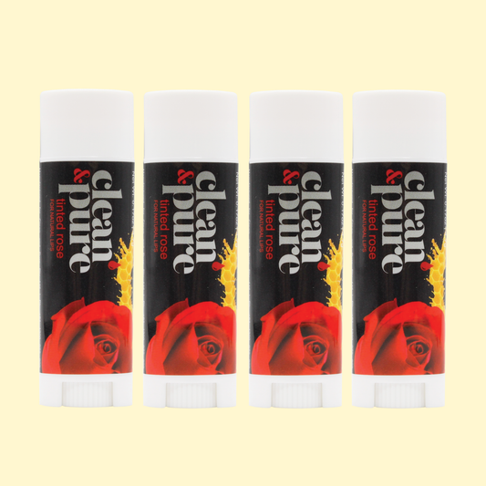 TINTED ROSE LIP BALM BEE MINE 4 PACK