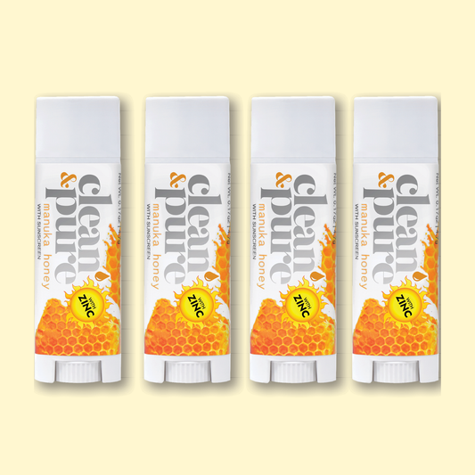 MANUKA HONEY LIP BALM BEE SAFE SPF15 4 PACK