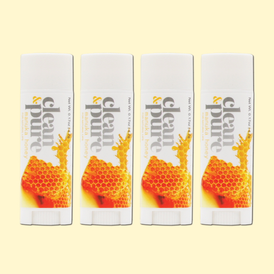 MANUKA HONEY LIP BALM BEEKEEPERS FAVOURITE 4 PACK