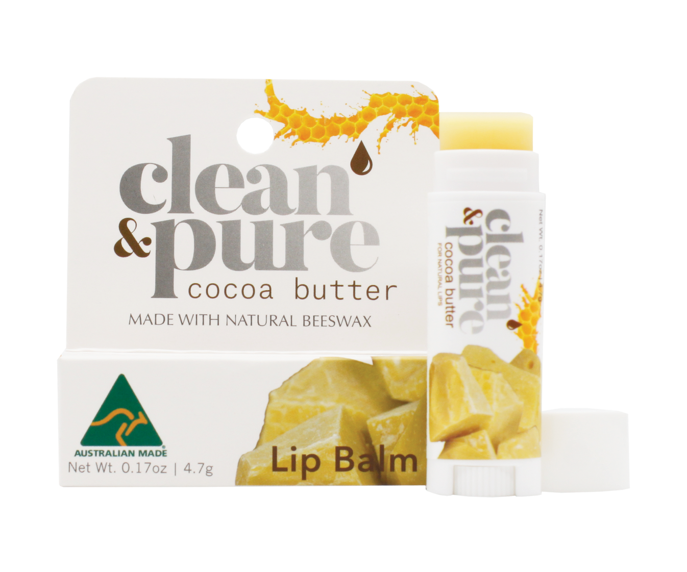 COCOA BUTTER LIP BALM Clean & Pure
