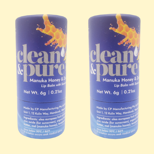 MANUKA HONEY SPF15 LIP BALM 2 PACK GO PLASTIC FREE