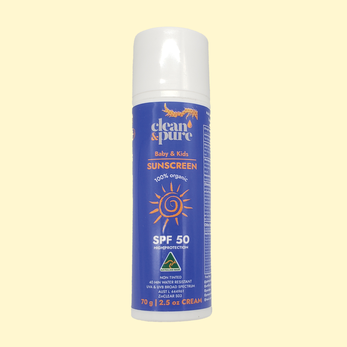 BABY & KIDS SUNSCREEN ORGANIC VEGAN SPF 50