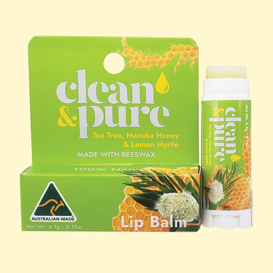 TEA TREE, MANUKA HONEY & LEMON MYRTLE LIP BALM