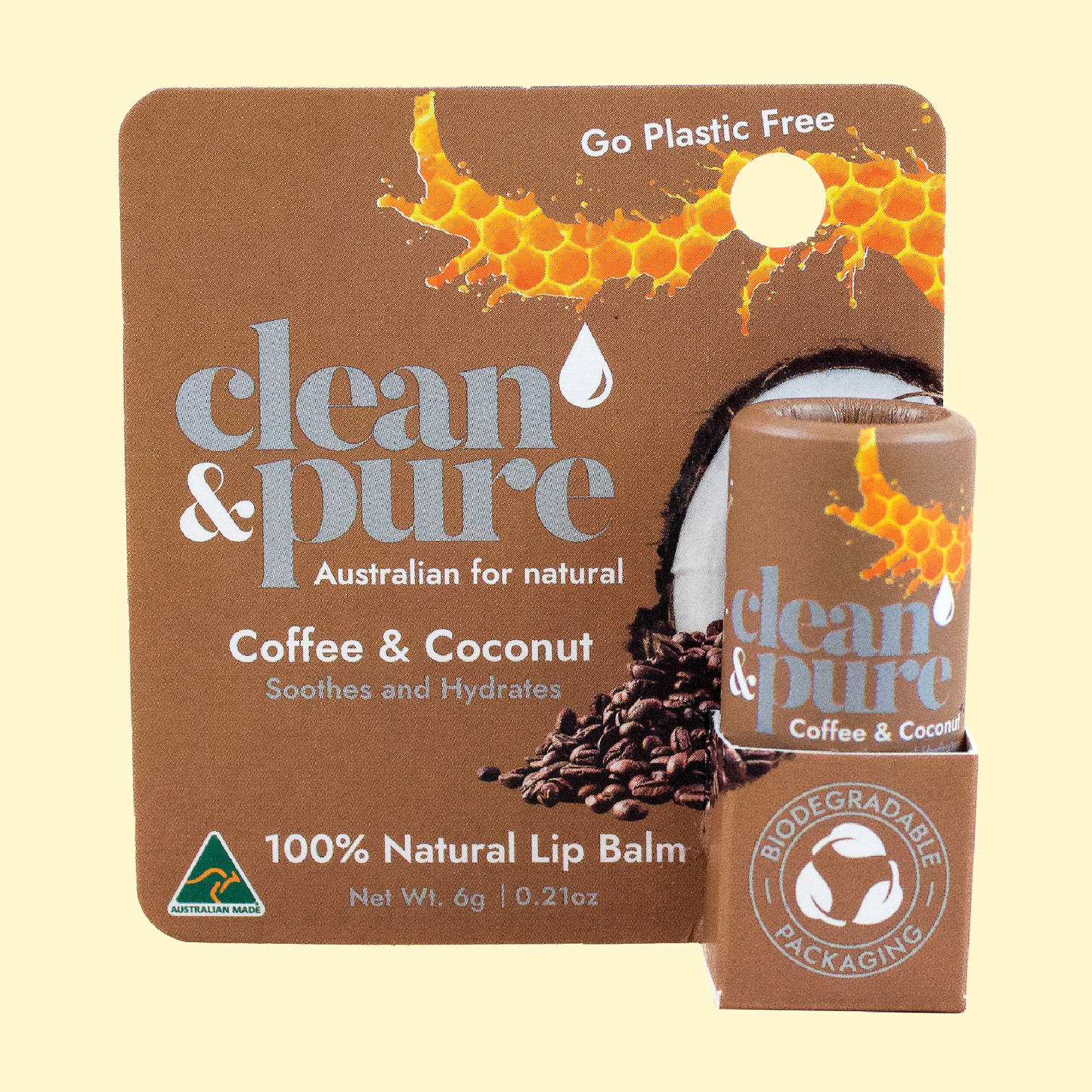 COFFEE & COCONUT LIP BALM GO PLASTIC FREE
